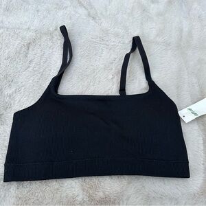 Aerie Black Bandeau Intimates with Adjustable Straps Sz small